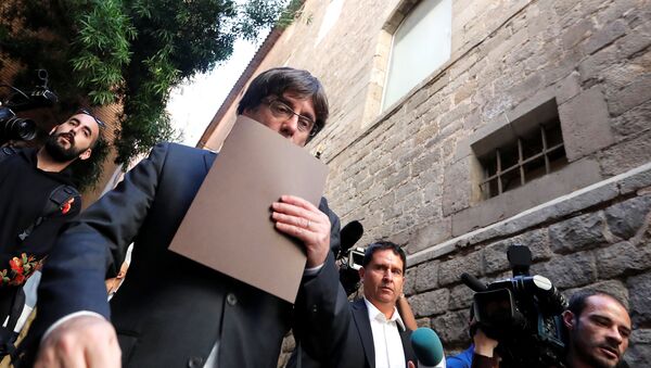 Cựu Thủ hiến Catalonia Carles Puigdemont - Sputnik Việt Nam