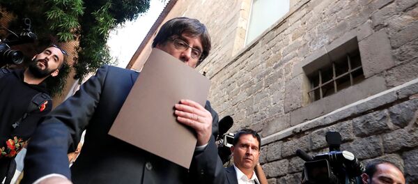 Cựu Thủ hiến Catalonia Carles Puigdemont - Sputnik Việt Nam