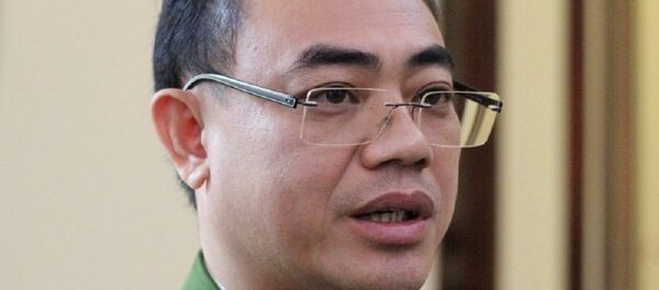 Thượng tá Trần Hồng Phú, Phó cục trưởng Cục cảnh sát đăng ký, quản lý cư trú và dữ liệu quốc gia  về dân cư. - Sputnik Việt Nam