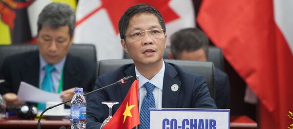 Bộ trưởng Công Thương Trần Tuấn Anh phát biểu tại hội nghị. - Sputnik Việt Nam