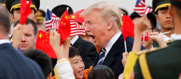 Tổng thống Hoa Kỳ Donald Trump ở Bắc Kinh, Trung Quốc - Sputnik Việt Nam