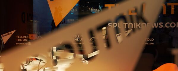 Khu vực của Hãng thông tấn Sputnik trước lễ khai mạc Diễn đàn Kinh tế Quốc tế St. Petersburg 2015 - Sputnik Việt Nam