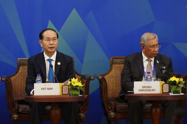 Chủ tịch nước Trần Đại Quang phát biểu tại Hội nghị thượng đỉnh APEC - ABAC 2017 (Video) - Sputnik Việt Nam