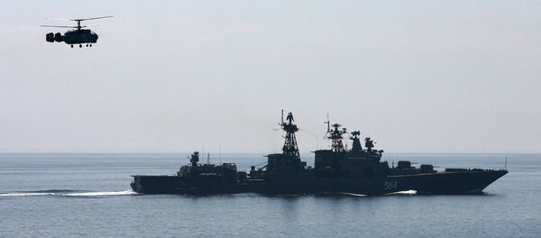 Совместный выход в море кораблей Тихоокеанского флота для отработки задач боевой подготовки - Sputnik Việt Nam