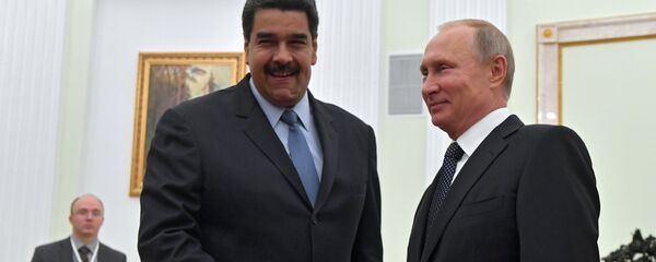 Cuộc gặp của Tổng thống Venezuela Nicolas Maduro và Tổng thống Nga Vladimir Putin. - Sputnik Việt Nam