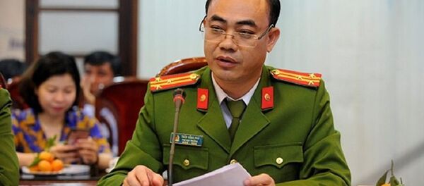 Thượng tá Trần Hồng Phú, Phó cục trưởng Cục cảnh sát đăng ký, quản lý cư trú và dữ liệu quốc gia về dân cư . - Sputnik Việt Nam