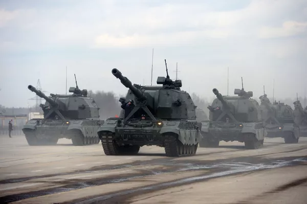 Pháo tự hành Coalition-SV thuộc đơn vị cơ giới đóng quân tại Moskva Pháo tự hành Coalition-SV thuộc đơn vị cơ giới đóng quân tại Moskva - Sputnik Việt Nam