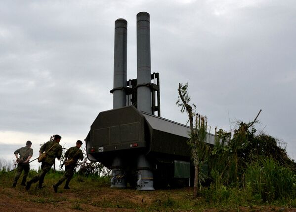 Hệ thống tên lửa phòng thủ bờ biển mới Bastion trong cuộc tập trận ở Vùng Primorsky - Sputnik Việt Nam