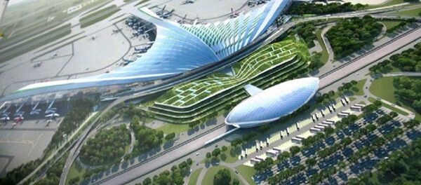 Tổng công ty Cảng hàng không Việt Nam nghiêng về phương án 07 - cách điệu lá cọ - Sputnik Việt Nam