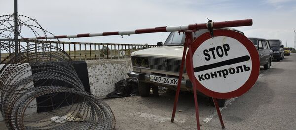 Trạm kiểm soát biên giới giữa Nga và Ukraine - Sputnik Việt Nam