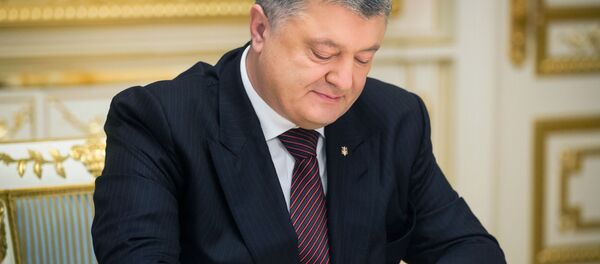 Tổng thống Ukraine Petro Poroshenko - Sputnik Việt Nam