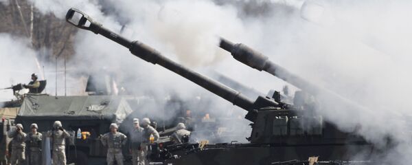 Самоходная артиллерийская установка M109A6 Paladin Армии США - Sputnik Việt Nam