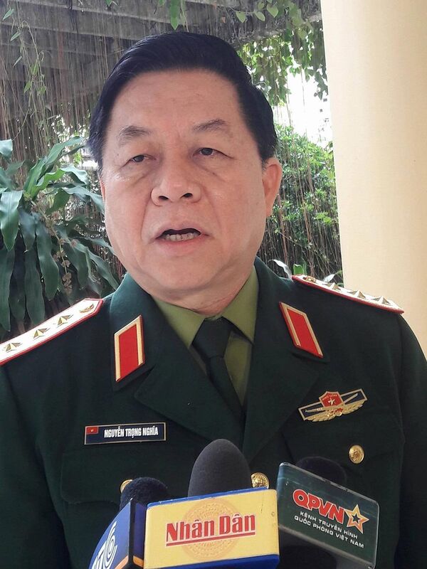 Thượng tướng Nguyễn Trọng Nghĩa – Phó Chủ nhiệm Tổng Cục chính trị QĐND Việt Nam.  - Sputnik Việt Nam