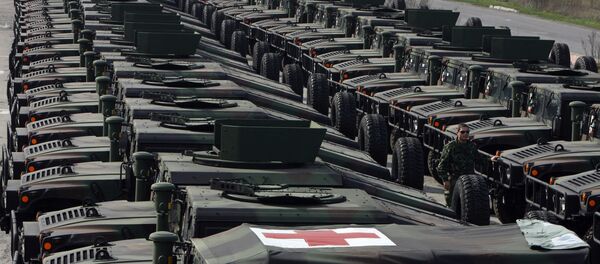 Американские бронированные внедорожники Hummer - Sputnik Việt Nam