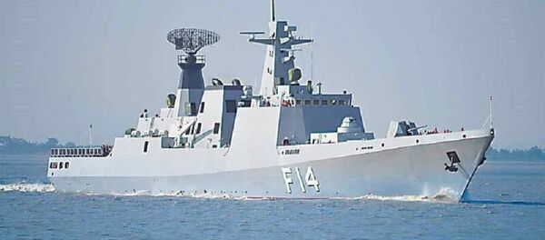 UMS King Kyan Sit Thar số hiệu F14 của Hải quân Myanmar UMS King Kyan Sit Thar số hiệu F14 của Hải quân Myanmar - Sputnik Việt Nam