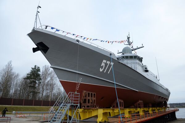 Tàu tên lửa nhỏ của Nga (tàu hộ tống) dự án 22800 Karakurt - Sputnik Việt Nam