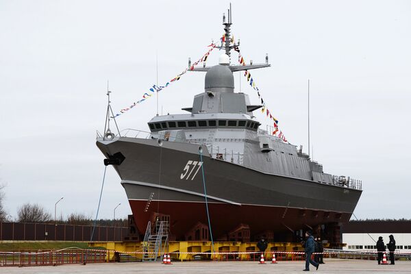 Tàu tên lửa nhỏ của Nga (tàu hộ tống) dự án 22800 Karakurt - Sputnik Việt Nam