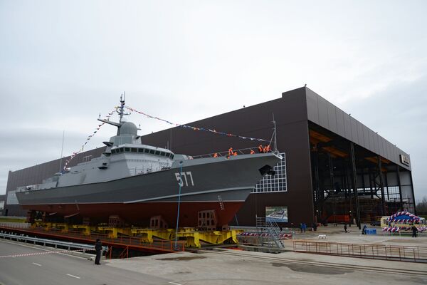 Tàu tên lửa nhỏ của Nga (tàu hộ tống) dự án 22800 Karakurt - Sputnik Việt Nam