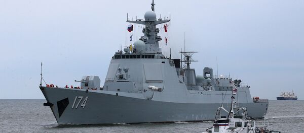The Type 052D destroyer Hefei of the Chinese Navy arrives in Baltiysk for the 2017 Naval Cooperation Russia-China drills The Type 052D destroyer Hefei of the Chinese Navy arrives in Baltiysk for the 2017 Naval Cooperation Russia-China drills - Sputnik Việt Nam