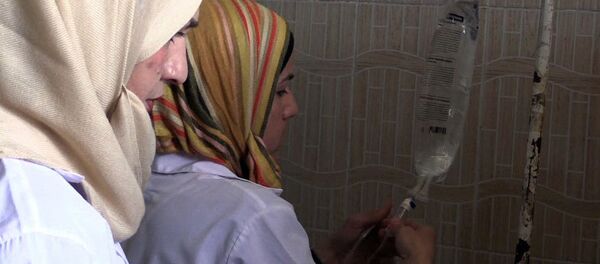 Cư dân của Syria trong bệnh viện nhà nước được đặt tên theo Assad ở Deir ez Zor - Sputnik Việt Nam