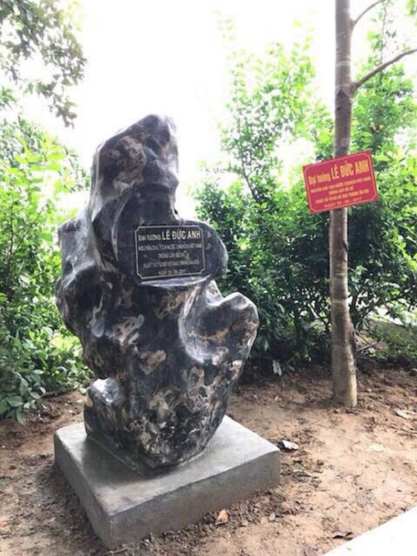 Cây xanh và quà lưu niệm của Đại tướng Lê Đức Anh tặng làng cổ Đường Lâm, TX Sơn Tây, Hà Nội, ngày 30/9/2017 - Sputnik Việt Nam