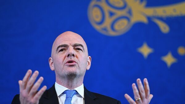 Chủ tịch Liên đoàn Bóng đá Quốc tế FIFA Gianni Infantino - Sputnik Việt Nam