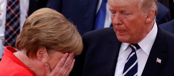Angela Merkel và Donald Trump - Sputnik Việt Nam