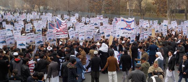 Biểu tình chống lại quyết định về Jerusalem tại Kabul - Sputnik Việt Nam