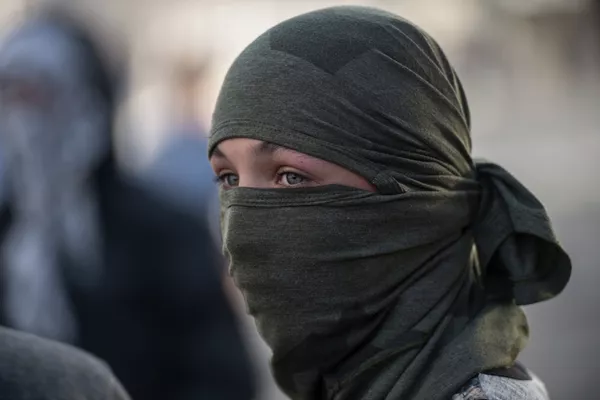 Nữ thành viên hành động phản kháng ở Bethlehem. Nữ thành viên hành động phản kháng ở Bethlehem. - Sputnik Việt Nam