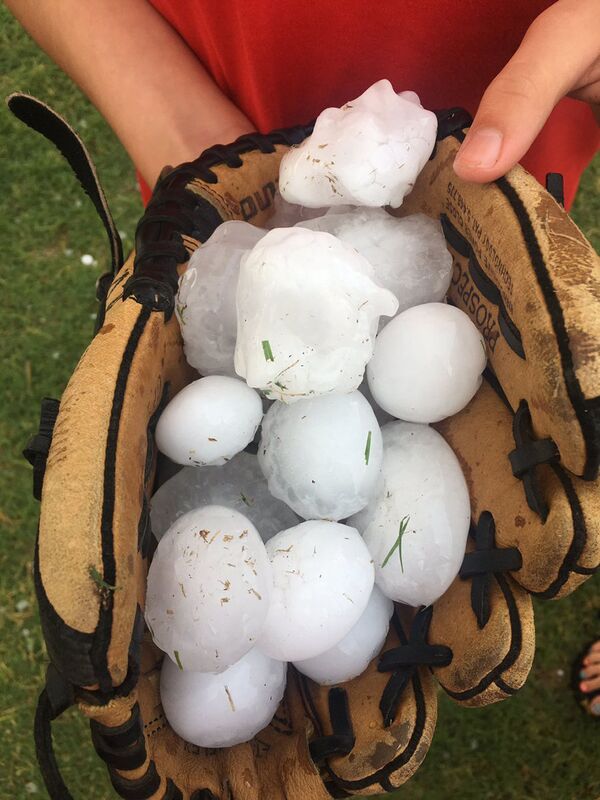 Tháng Năm. Mỹ. Mưa đá lớn ở Oklahoma. - Sputnik Việt Nam