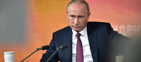 Ngày 14 tháng 12 năm 2017. Cuộc họp báo lớn thường niên của ông Vladimir Putin - Sputnik Việt Nam