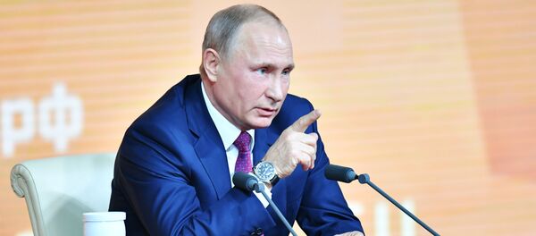 Cuộc họp báo lớn thường niên của ông Vladimir Putin Cuộc họp báo lớn thường niên của ông Vladimir Putin - Sputnik Việt Nam