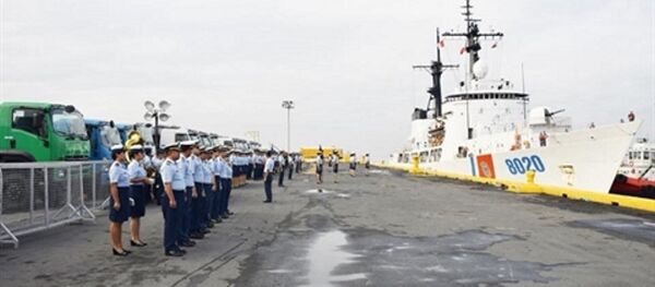 Tàu tuần tra CSB 8020 của Việt Nam tại Manila, Philippines - Sputnik Việt Nam