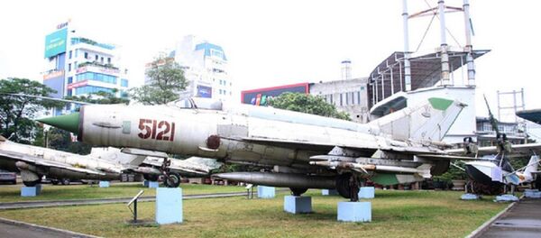 Máy bay tiêm kích MIG-21 do Phạm Tuân điều khiển bắn rơi B52 vào đêm 27/12/1972. - Sputnik Việt Nam