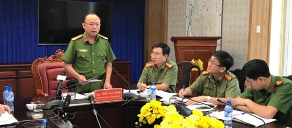 Công an Bình Dương gặp gỡ báo chí, thông tin về vụ án giết người, phân xác gây rúng động dư luận - Sputnik Việt Nam