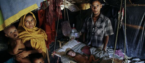 Những người tị nạn Rohinj trong trại biên giới Myanmar và Bangladesh. - Sputnik Việt Nam