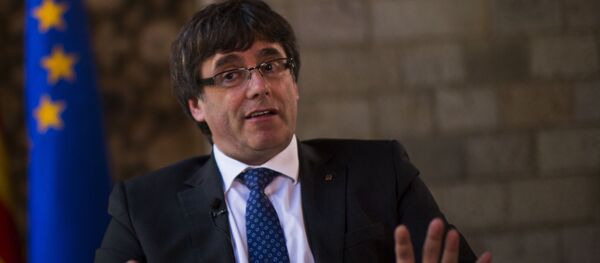 Глава каталонского правительства Карлес Пучдемон - Sputnik Việt Nam