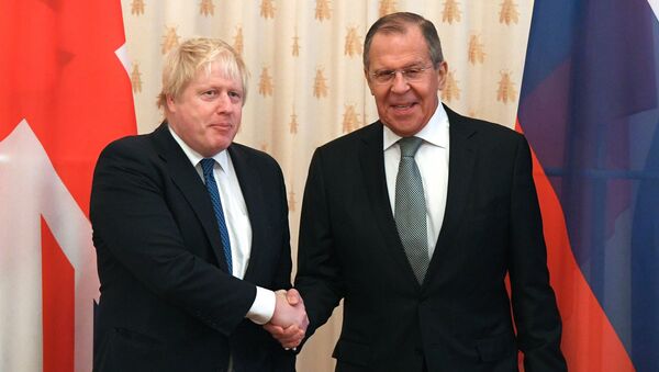 Sergei Lavrov và Boris Johnson - Sputnik Việt Nam