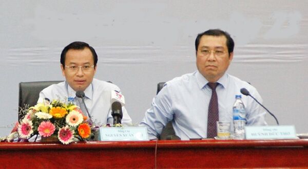 Ông Nguyễn Xuân Anh (trái) và ông Huỳnh Đức Thơ - Sputnik Việt Nam