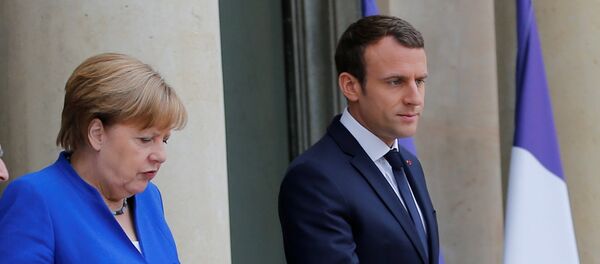 Merkel và Macron - Sputnik Việt Nam