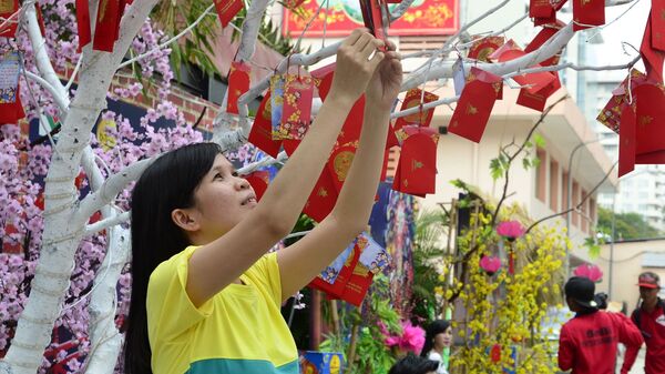 Tết Nguyên Đán  tại Việt Nam.  - Sputnik Việt Nam