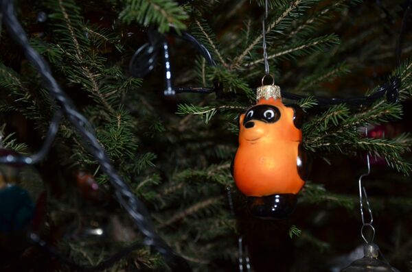 đồ chơi trang trí cây thông Liên Xô - gấu Pooh - Sputnik Việt Nam