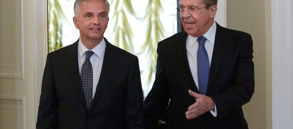 Ngoại trưởng Bỉ Didier Reynders gặp Ngoại trưởng Nga Sergei Lavrov - Sputnik Việt Nam