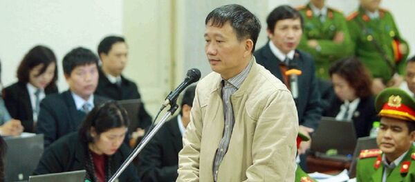 Bị cáo Trịnh Xuân Thanh tại phiên tòa - Sputnik Việt Nam