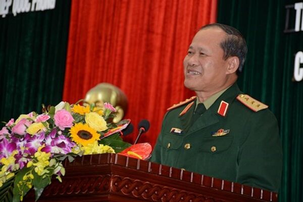 Thượng tướng Bế Xuân Trường phát biểu chỉ đạo hội nghị. - Sputnik Việt Nam
