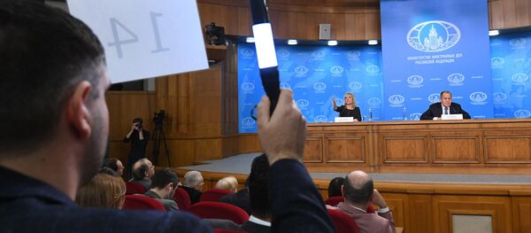 Bộ trưởng Ngoại giao Nga Sergei Lavrov tổ chức họp báo tổng kết năm - Sputnik Việt Nam