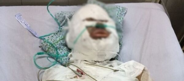 Chị H hiện đang được cấp cứu tại Bệnh viện Xanh Pôn. Chị H hiện đang được cấp cứu tại Bệnh viện Xanh Pôn. - Sputnik Việt Nam