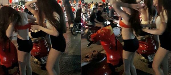 Khỏa thân ăn mừng ĐT U23 Khỏa thân ăn mừng ĐT U23 - Sputnik Việt Nam