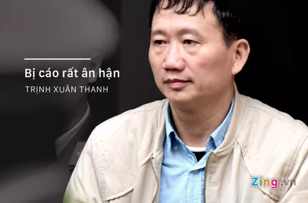Trịnh Xuân Thanh mong tòa tuyên ông không tham ô tài sản vì chứng cứ buộc tội không rõ ràng. Ân hận sau khi tạo ra dư luận không tốt, bị cáo sinh năm 1966 gửi lời xin lỗi lãnh đạo Đảng, Nhà nước và nhân dân. Trịnh Xuân Thanh mong tòa tuyên ông không tham ô tài sản vì chứng cứ buộc tội không rõ ràng. Ân hận sau khi tạo ra dư luận không tốt, bị cáo sinh năm 1966 gửi lời xin lỗi lãnh đạo Đảng, Nhà nước và nhân dân. - Sputnik Việt Nam