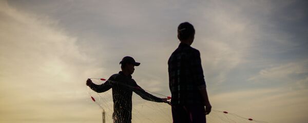 Ngư dân ven biển làng Kê Gà ở Việt Nam Ngư dân ven biển làng Kê Gà ở Việt Nam - Sputnik Việt Nam